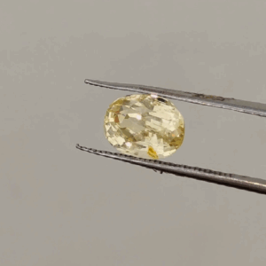 Natural Yellow Sapphire, 5.29 carat